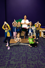 Load image into Gallery viewer, Children doing yoga with instructor on cork yoga mat