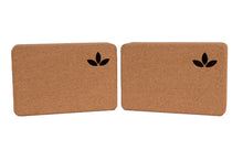 Load image into Gallery viewer, Cork yoga blocks side view — Lauryan eco-friendly